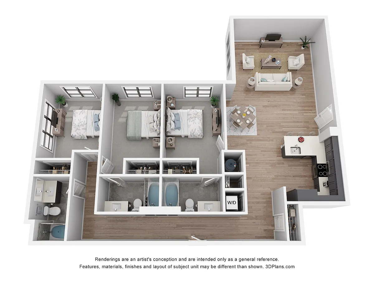Floor plan B-3A1