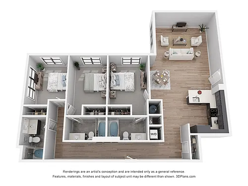 Floor plan B-3A1