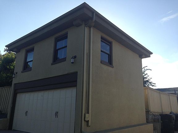 Studio unit, second floor above garage. Private entrance with security lighting.