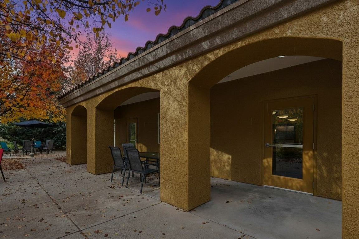Enjoy our spacious outdoor patio with a beautiful and peaceful creek view!