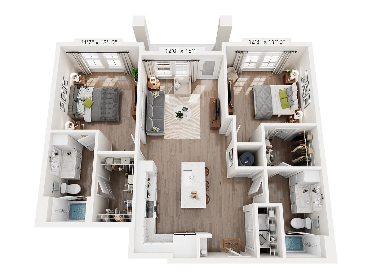 Floor plan B1