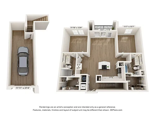 Floor plan BG1