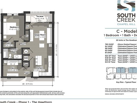 C Model The Hawthorn Floor Plan