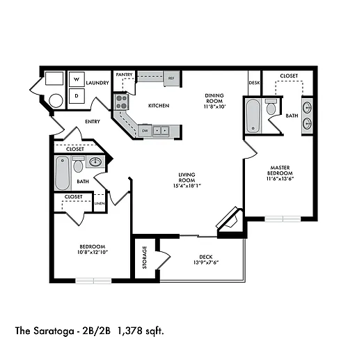 Floor plan The Saratoga