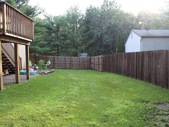 Fenced in back yard