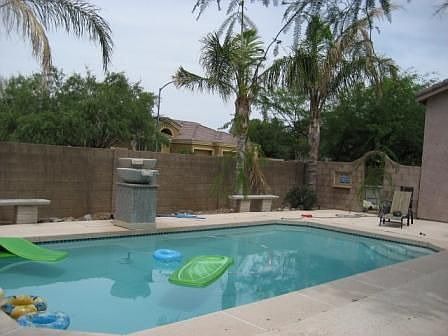 Pool with Water Feature