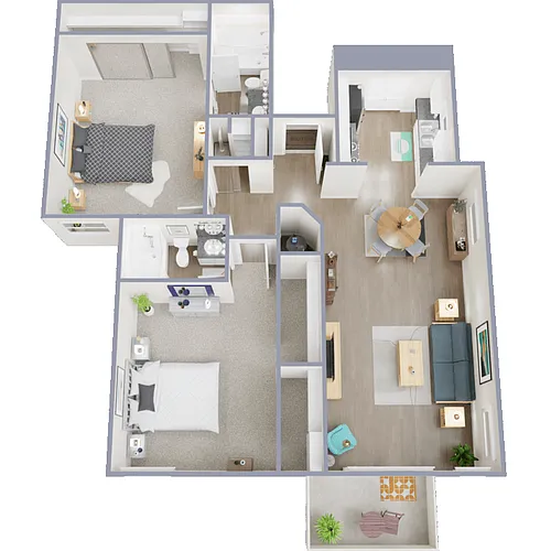 Floor plan Plan D