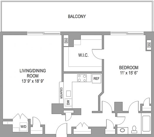1st image of 1075 S Jefferson St #627