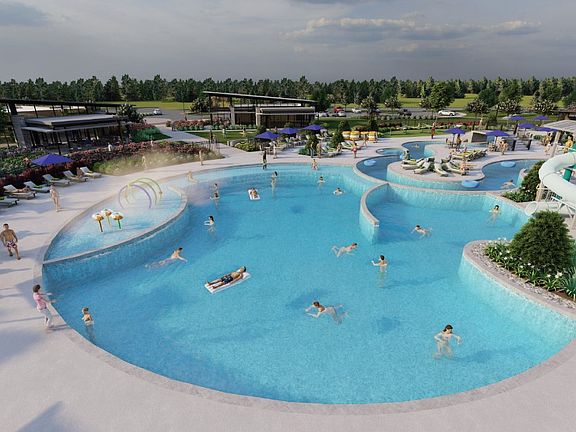 View and feel the serenity from the pool area.