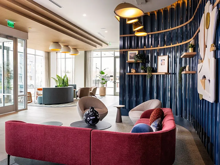 Lower-level lounge