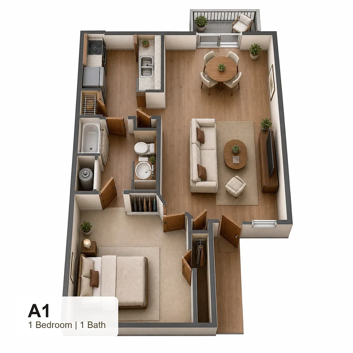 Floor plan A1