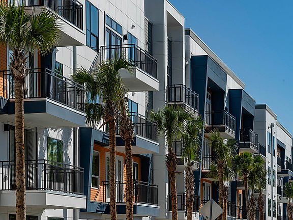 Experience luxury living in this stylish, modern apartment complex.