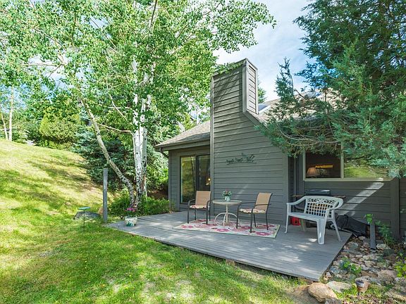 Lovely back patio adjacent to common area