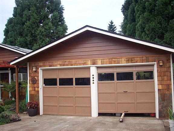 Driving into the driveway
