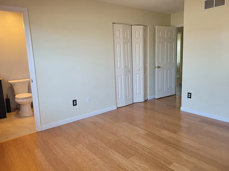Master Bedroom with full bath and 2 closets