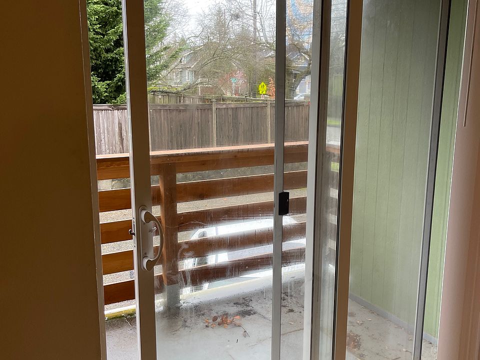 Sliding doors to private balcony