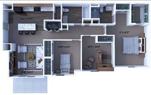 Floor plan The Hickory