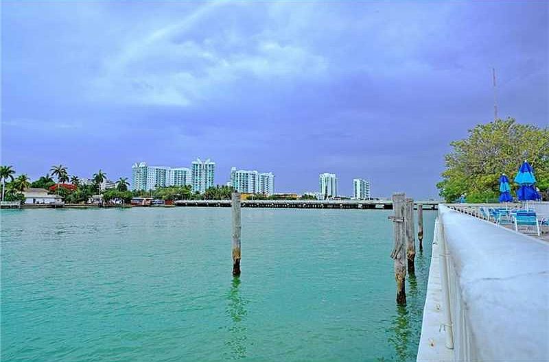 View from pool area