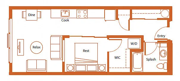Floor plan Sazerac