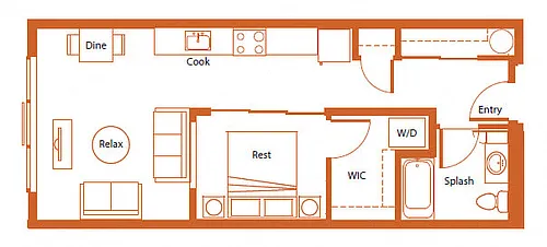 Floor plan Sazerac