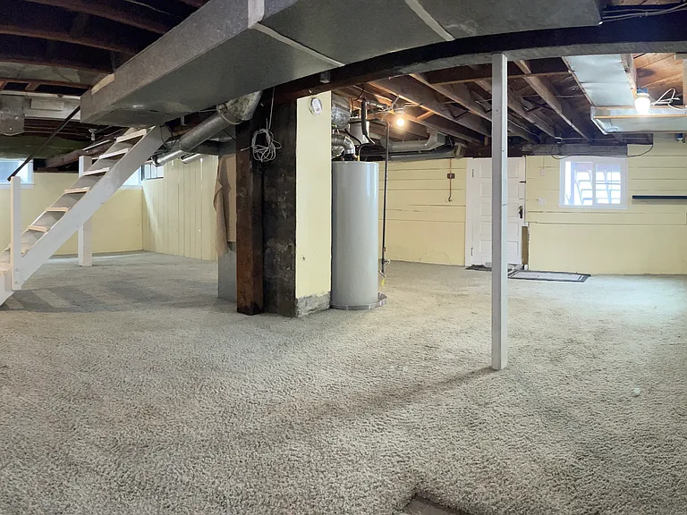 Basement, with access to the carport and backyard