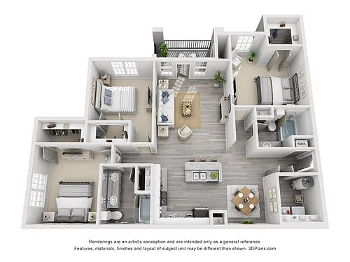 Floor plan The Royal Fern