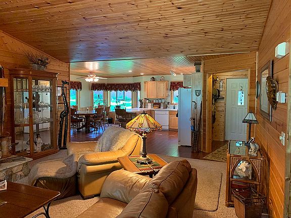 Upper level open floor plan.