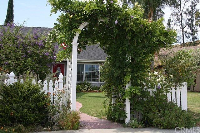 Archway entrance from street