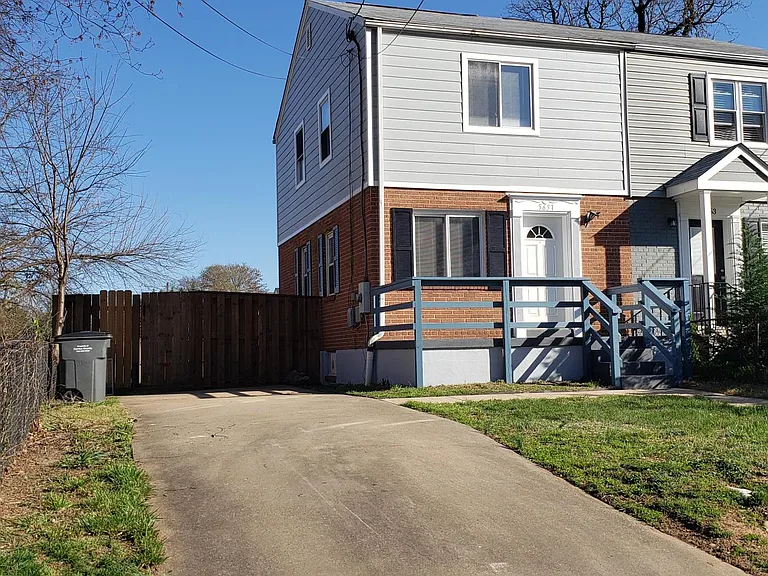 Front driveway