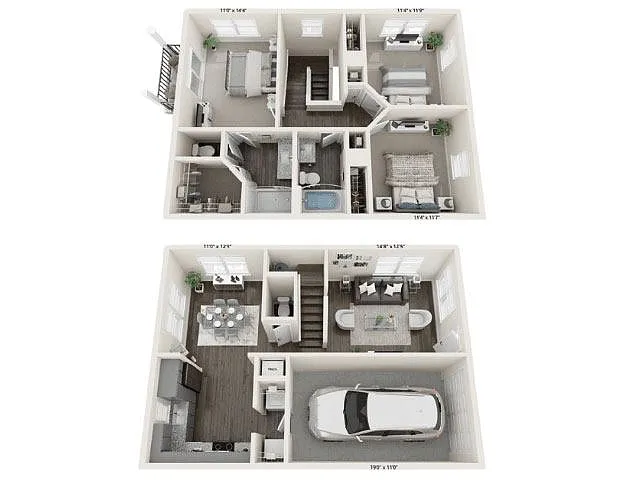 Floor plan Townhome