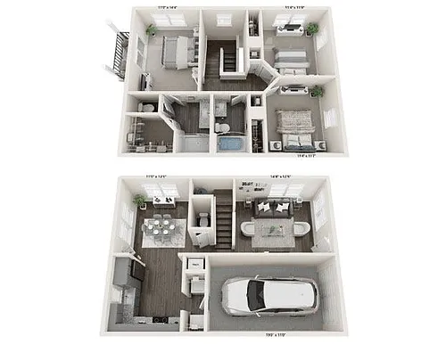 Floor plan Townhome