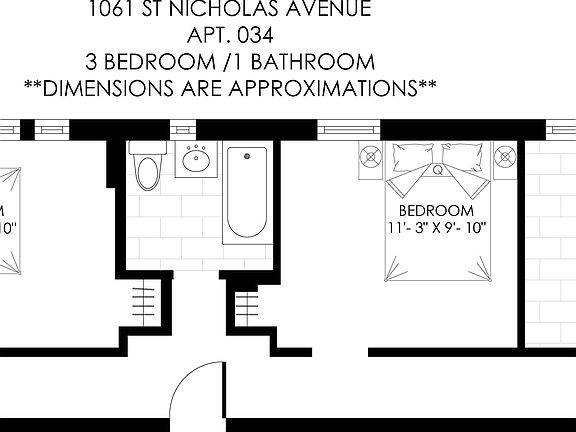 2nd image of 1061 Saint Nicholas Ave APT 34