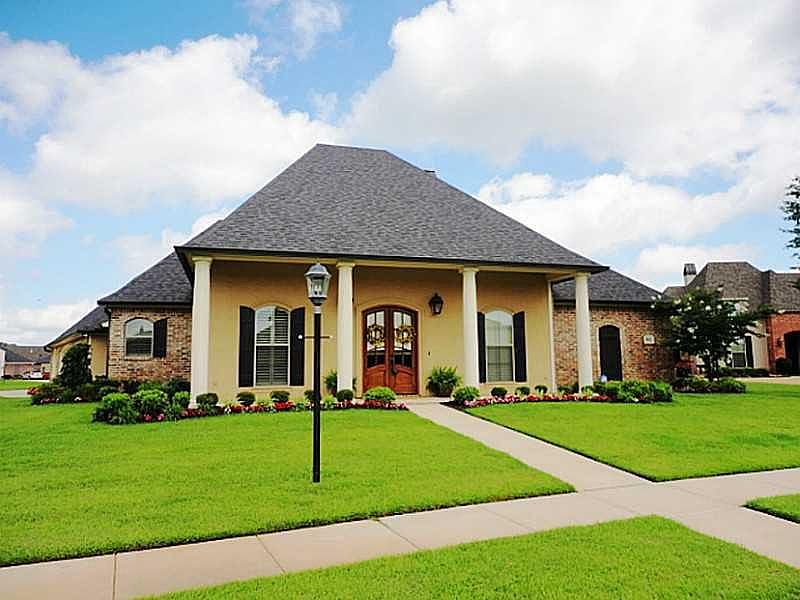 The front of the house