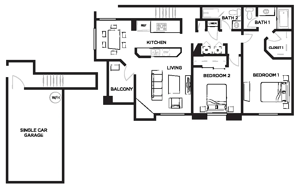 Floor plan Toscana
