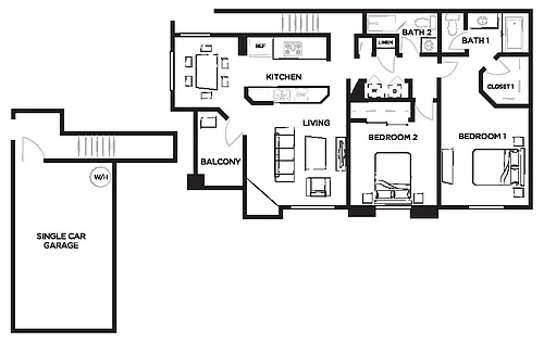 Floor plan Toscana