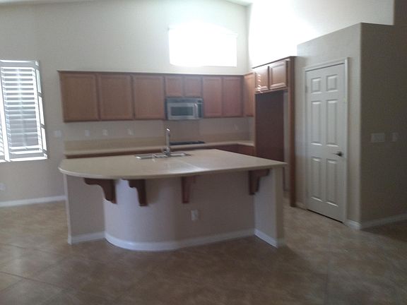 Kitchen with eating area island