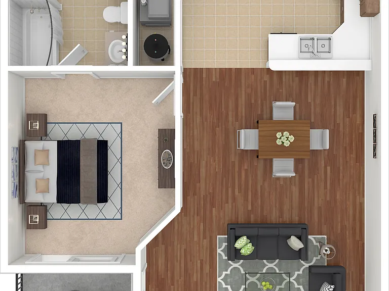1 bed 1 bed