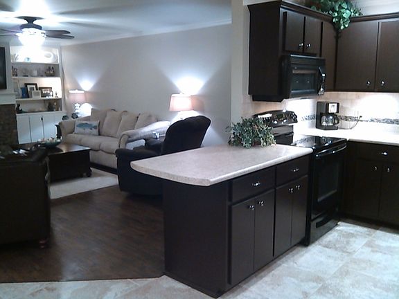 Kitchen and Living Room