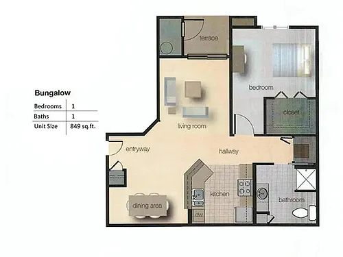 Floor plan Bungalow