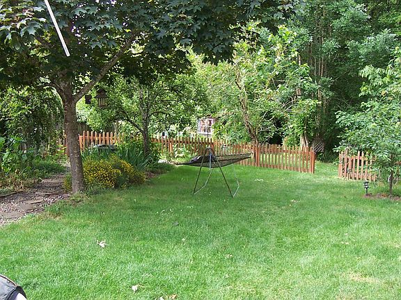 private backyard