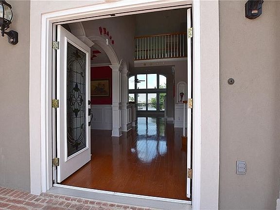 Water view thru Front door