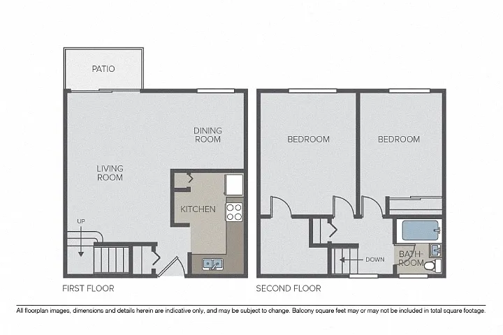 Floor plan 2 Bed D