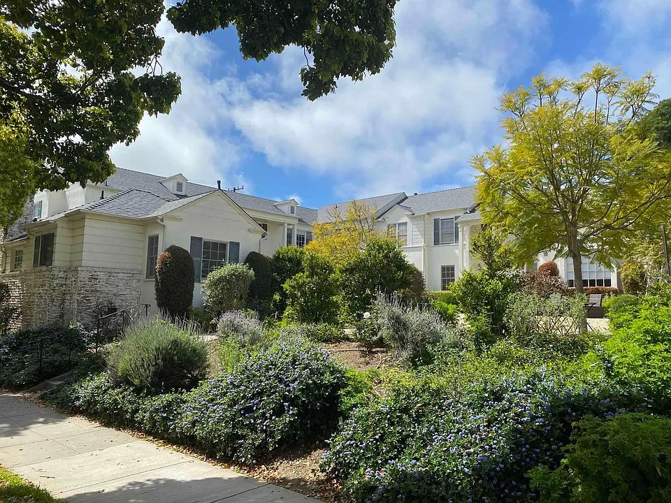Garden and front of building