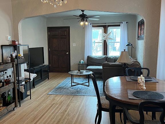 Dining room and living room