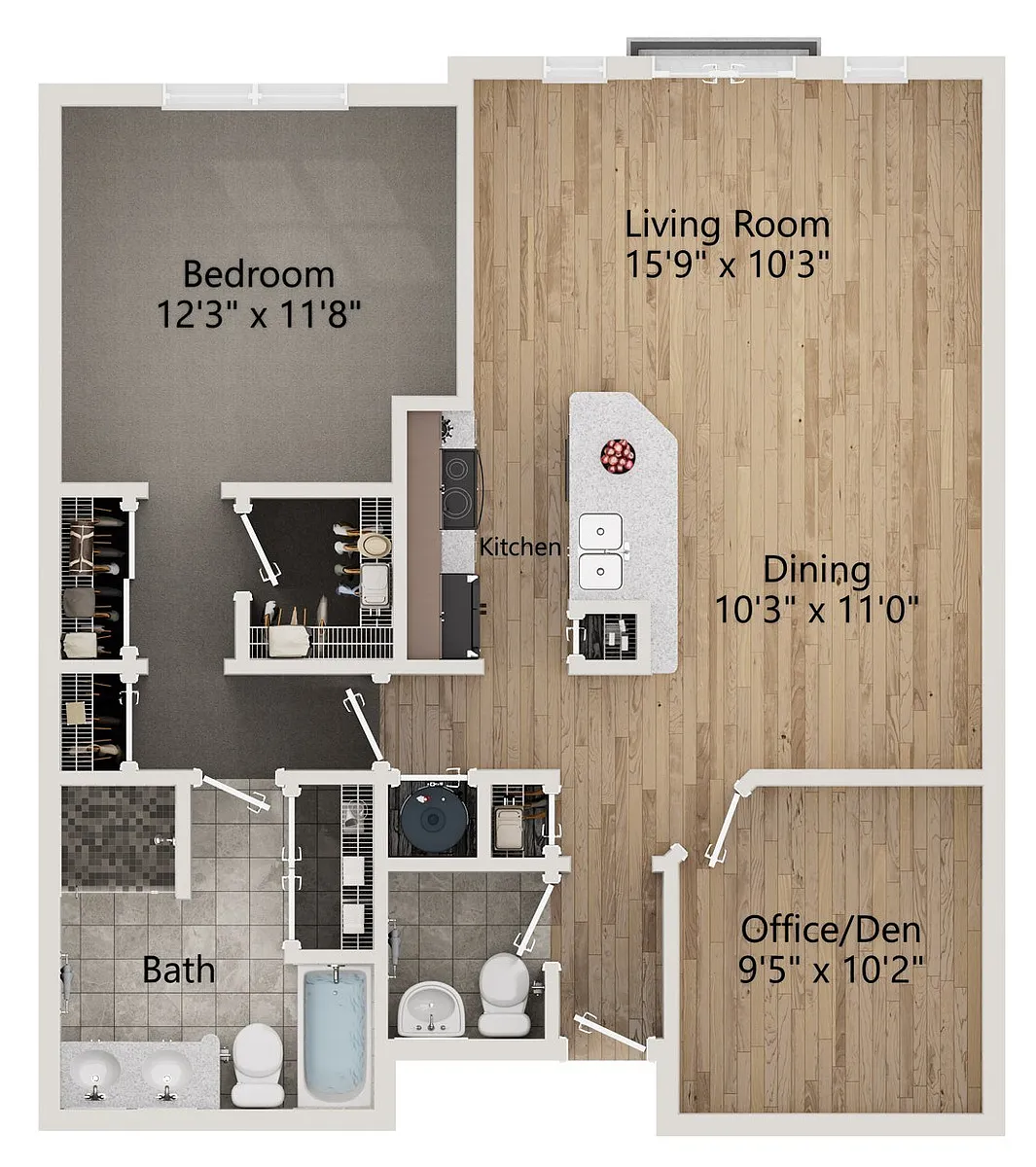 Floor plan A2R-1