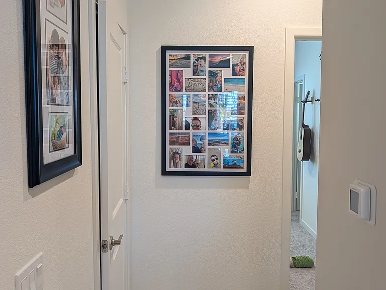 Walkway from kitchen to 3rd bedroom / office and 3rd bathroom