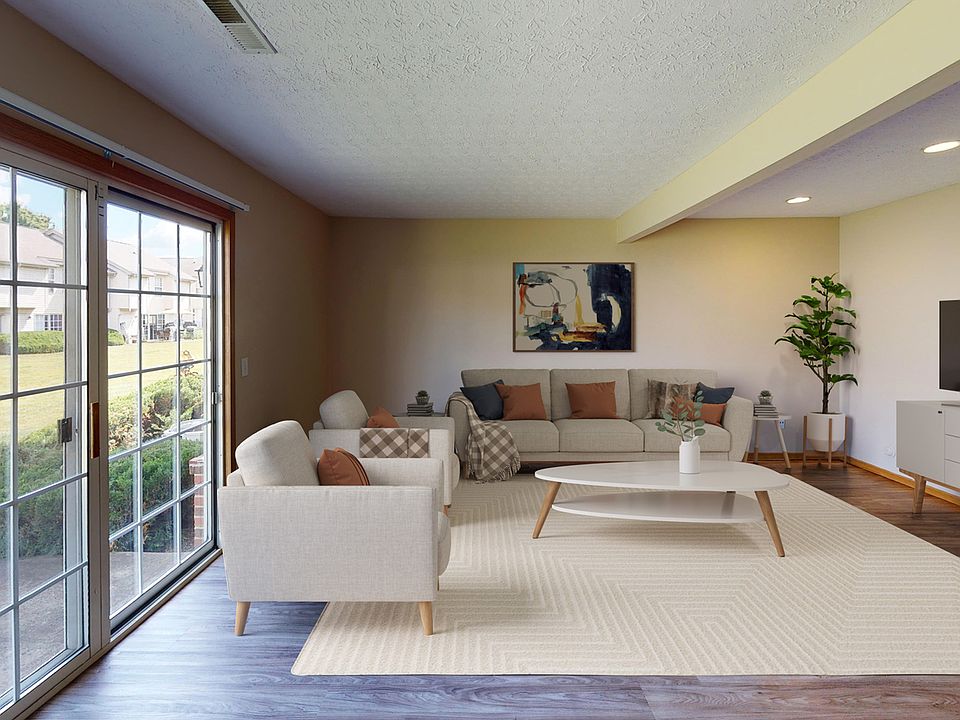 Spacious Living Room with Patio