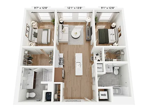 Floor plan B3