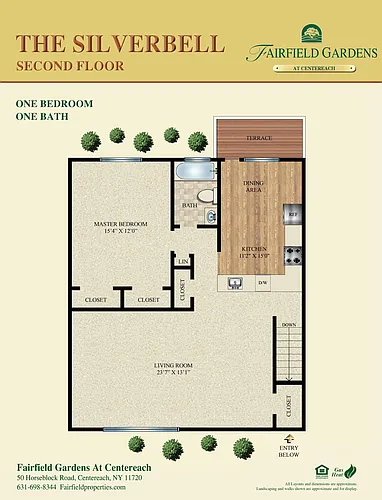 Floor plan Silverbell Upper