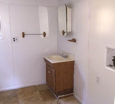 Washer/Dryer hook-ups in bathroom